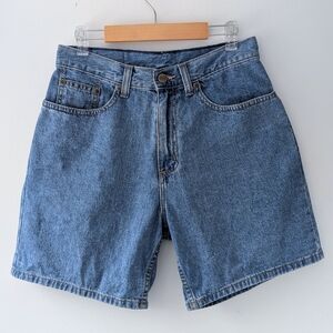 Vintage LL Bean Cotton Long Denim Shorts